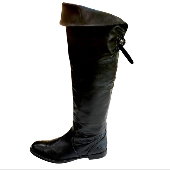 Coach Cheyenne Over The Knee Genuine Leather Boots - Picture 6 of 10
